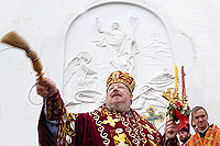 В пятницу Светлой седмицы архиепископ Пантелеимон совершил литургию в Богоявленском соборе Орла