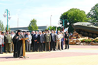 Архиепископ Пантелеимон принял участие в церемонии открытия памятника участникам военных конфликтов и локальных войн