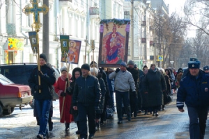 Крестный ход в день Державной иконы Божией Матери
