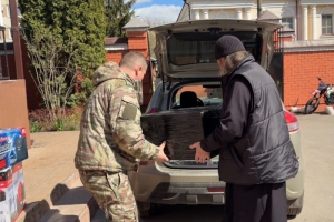 Орловская епархия передала очередную гуманитарную помощь бойцам в зоне СВО