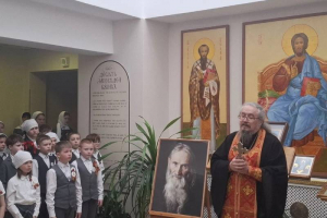 Благочинный храмов Орловского муниципального округа принял участие в акции «Георгиевская лента как память о святости воинского долга»