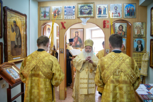 Владыка Тихон возглавил Литургию в престольный праздник домового храма больницы Семашко Владыка Тихон возглавил Литургию в престольный праздник домового храма больницы Семашко