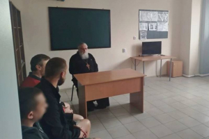 Клирик храма мучениц Веры, Надежды, Любови и матери их Софии посетил УФИЦ №3