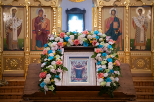 Владыка Тихон совершил всенощное бдение в Покровском храме села Становой Колодезь