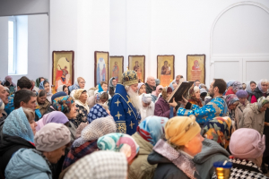 Владыка Тихон возглавил престольные торжества в Покровском храме города Мценска