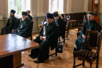 В Орловском епархиальном управлении под председательством митрополита Орловского и Болховского Тихона состоялось собрание благочинных. 30 августа 2021 г.