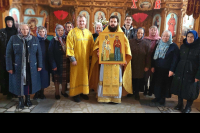 В Преображенском храме села Лаврово Орловского муниципального округа появилась долгожданная икона священномученика Киприана и мученицы Иустины В Преображенском храме села Лаврово Орловского муниципального округа появилась долгожданная икона священномученика Киприана и мученицы Иустины