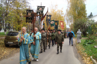По Мценску прошел ежегодный Покровский крестный ход. 13 октября 2019 г.