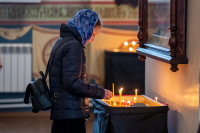 В Неделю 4-ю Великого поста и день памяти преподобного Иоанна Лествичника митрополит Орловский и Болховский Тихон совершил Литургию святителя Василия Великого в Покровском храме села Спасское (Салтыки) Орловского муниципального округа. 26 марта 2023 г.