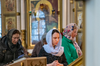 В субботу 2-й седмицы Великого поста — день поминовения усопших — митрополит Орловский и Болховский Тихон совершил Литургию и панихиду в храме иконы Божией Матери «Взыскание погибших» на Наугорском кладбище города Орла. 11 марта 2023 г.