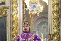 В Неделю Торжества Православия в Ахтырском кафедральном соборе Орла Божественную литургию совершил епископ Мценский Алексий, викарий Орловской епархии. 17 марта 2019 г. В Неделю Торжества Православия в Ахтырском кафедральном соборе Орла Божественную литургию совершил епископ Мценский Алексий, викарий Орловской епархии. 17 марта 2019 г.