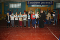 В пос. Знаменское дественских состоялся турнир по волейболу на кубок Знаменско-Хотынецкого благочиния. 21 декабря 2019 г. 