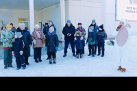  На площадке Знаменского Дома культуры состоялся Зимний семейный праздник. 2 февраля 2024г.