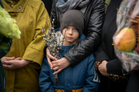 В канун Недели 6-й Великого поста, ваий, праздника Входа Господня в Иерусалим митрополит Орловский и Болховский Тихон совершил всенощное бдение в храме мучениц Веры, Надежды, Любови и матери их Софии в микрорайоне «Зареченский» города Орла. 27 апреля 2024 г.