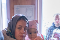 В канун Недели 6-й Великого поста, ваий, праздника Входа Господня в Иерусалим митрополит Орловский и Болховский Тихон совершил всенощное бдение в храме мучениц Веры, Надежды, Любови и матери их Софии в микрорайоне «Зареченский» города Орла. 27 апреля 2024 г.