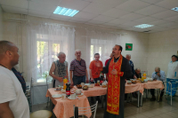 Отдел церковной благотворительности и социального служения Орловской епархии навестил Кризисный центр социальной адаптации для бездомных. 24 апреля 2025 года, г.Орел.