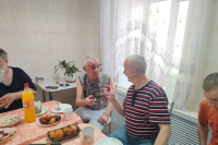 Отдел церковной благотворительности и социального служения Орловской епархии навестил Кризисный центр социальной адаптации для бездомных. 24 апреля 2025 года, г.Орел.