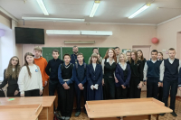 Настоятель храма мучениц Веры, Надежды, Любови и матери их Софии побеседовал со школьниками 