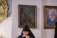 В канун дня памяти священноисповедника Георгия Коссова митрополит Орловский и Болховский Тихон возглавил всенощное бдение в Спасо-Преображенском соборе города Болхова. 8 декабря 2023 г.