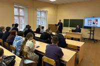 В Орловском государственном университете состоялась встреча с руководителем Информационно-аналитического отдела Орловской епархии иереем Алексеем Лаушкиным. Общение прошло в формате «Открытого диалога». 13 ноября 2025 года В Орловском государственном университете состоялась встреча с руководителем Информационно-аналитического отдела Орловской епархии иереем Алексеем Лаушкиным. Общение прошло в формате «Открытого диалога». 13 ноября 2025 года