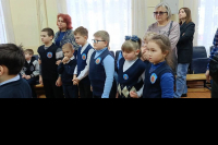 Настоятель храма Вознесения Господня принял участие в открытии выставки семейного творчества Настоятель храма Вознесения Господня принял участие в открытии выставки семейного творчества