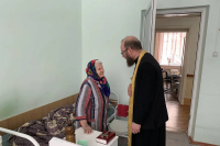 Священнослужители Мценского благочиния посетил подопечных социального учреждения