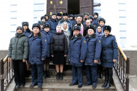 В Ахтырском кафедральном соборе состоялся торжественный молебен о сотрудниках и ветеранах уголовно-исполнительной системы. Богослужение возглавил председатель отдела по тюремному служению Орловской епархии иерей Владимир Наумов. 20 марта 2026 года, г.Орел