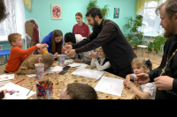 Председатель миссионерского отдела Орловской епархии и настоятель Покровского храма навестили юных подопечных социального учреждения