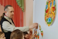 Клирик храма иконы Божией Матери «Знамение» Курская-Коренная пообщался с дошкольниками