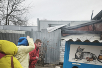  Пасхальная встреча для подопечных Комплексного центра социального обслуживания населения Заводского района Орла в храме иконы Божией Матери «Всех скорбящих Радость» поселка Знаменка. 16 апреля 2026 года, Орлвоский муниципальный округ