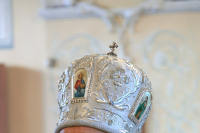 В праздник Крещения Господа нашего Иисуса Христа митрополит Орловский и Болховский Антоний совершил Божественную литургию и Чин великого освящения воды в Богоявленском соборе города Орла. 19 января 2019 г.