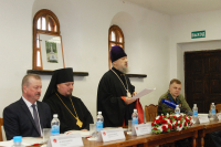  В Болхове участники координационного совета Общественного движения «Кривцовский мемориал» обсудили ход строительства мемориальной часовни на месте кроповопролитной Болховской освободительной операции. Возглавил работу заседания  митрополит Орловский и Болховский Антоний. 19 апреля 2018 г.