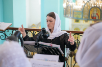 В Неделю 3-ю Великого поста, Крестопоклонную, в день празднования иконы Божией Матери «Державная» и в годовщину со дня преставления схиархимандрита Илия (Ноздрина), в храме Сретения Господня поселка Вятский Посад Орловского муниципального округа была совершена архиерейская Божественная литургия. 15 марта 2026 года, Орловский муниципальный округ В Неделю 3-ю Великого поста, Крестопоклонную, в день празднования иконы Божией Матери «Державная» и в годовщину со дня преставления схиархимандрита Илия (Ноздрина), в храме Сретения Господня поселка Вятский Посад Орловского муниципального округа была совершена архиерейская Божественная литургия. 15 марта 2026 года, Орловский муниципальный округ