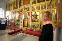  В праздник преставления апостола и евангелиста Иоанна Богослова митрополит Орловский и Болховский Антоний в сослужении епископа Ливенского и Малоархангельского Нектария совершил литургию в храме святого апостола Иоанна Богослова с. Ловчиково Глазуновского района. 9 октября 2018 г.