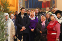 В праздник Рождества Христова митрополит Орловский и Болховский Антоний в сослужении епископа Мценского Алексия в Успенском (Михаило-Архангельском) соборе Орла совершил великую вечерню. 7 января 2019 г.
