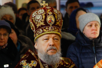 В Неделю 1-ю Великого поста, Торжества Православия, митрополит Орловский и Болховский Антоний в сослужении епископа Мценского Алексия совершил литургию и чин Торжества Православия в Успенском (Михаило-Архангельском) соборе Орла. 25 февраля 2018 г.