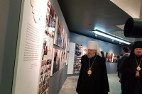 Делегация Орловской епархии посетила фотовыставки «Слово Патриарха. Время больших дел» в Храме Христа Спасителя. 27 января 2019 г.