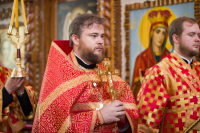В Неделю 5-ю по Пасхе, о самаряныне, митрополит Орловский и Болховский Тихон совершил Божественную литургию в Воскресенском храме города Орла.10 мая 2026 года.