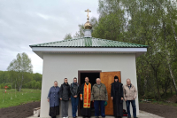 Клирик храма святой блаженной Матроны Московской почтил память новомучеников Клирик храма святой блаженной Матроны Московской почтил память новомучеников