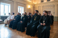 В резиденции Управляющего Орловской епархией состоялся круглый стол «Диалог о диалоге», организованный в рамках регионального проекта «Диалог со священником». 12 мая 2026 года, г.Орел