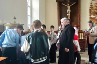 Пятиклассники побывали в храме Иверской иконы Божией Матери