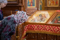 В день памяти святителя Афанасия Великого, архиепископа Александрийского, Перенесения мощей благоверных князей Российских Бориса и Глеба, во Святом Крещении Романа и Давида, митрополит Орловский и Болховский Тихон совершил благодарственный молебен ко Господу в Свято-Успенском монастыре Орла. 15 мая 2026 года