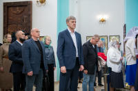 В день памяти преподобного Феодосия, игумена Киево-Печерского, в храме Сретения Господня поселка Вятский Посад совершена Божественная литургия, которую возглавили митрополит Орловский и Болховский Тихон и епископ Североморский и Умбский Тарасий. 16 мая 2026 года.