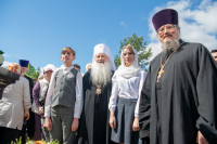 В Духовно-православном центре «Вятский Посад» Орловской области состоялось торжественное открытие памятника схиархимандриту Илию (Ноздрину), 16 мая 2026 года. В Духовно-православном центре «Вятский Посад» Орловской области состоялось торжественное открытие памятника схиархимандриту Илию (Ноздрину), 16 мая 2026 года.