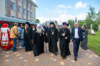В Духовно-православном центре «Вятский Посад» Орловской области состоялось торжественное открытие памятника схиархимандриту Илию (Ноздрину), 16 мая 2026 года. В Духовно-православном центре «Вятский Посад» Орловской области состоялось торжественное открытие памятника схиархимандриту Илию (Ноздрину), 16 мая 2026 года.