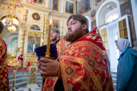 В канун Недели 6-й по Пасхе, о слепом, дня памяти мученицы Пелагии, девы Тарсийской, митрополит Орловский и Болховский Тихон совершил всенощное бдение в Ахтырском кафедральном соборе города Орла. 16 мая 2026 года