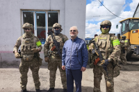 Воспитанники трех орловских воскресных школ стали свидетелями тактико-специальных учений СОБРа, 25 мая 2026 года, г.Орел