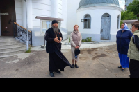 Девятиклассники посетили Свято-Троицкий храм города Мценска Девятиклассники посетили Свято-Троицкий храм города Мценска