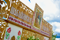Глава Орловской митрополии принял участие в праздничных мероприятиях «Троицкие хороводы», 31 мая 2026 года, село Льгов Хотынецкого района Орловской области.