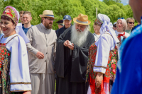 Глава Орловской митрополии принял участие в праздничных мероприятиях «Троицкие хороводы», 31 мая 2026 года, село Льгов Хотынецкого района Орловской области.